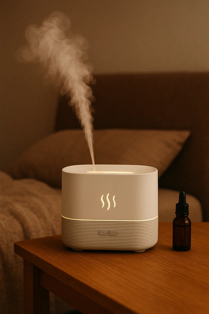 Humidificateur d'air et diffuseur LED - Respirez un air pur et relaxant