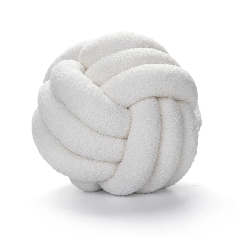 Coussin décoratif Knot Pillow Ball – Design en nœud fait main