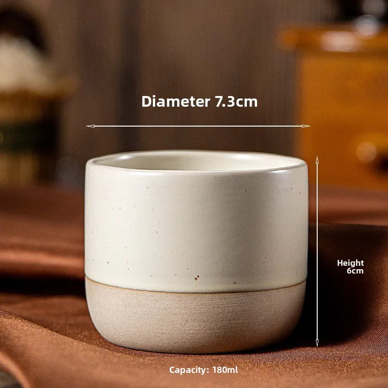 Tasse en céramique japonaise artisanale – 100 ml / 180 ml / 230 ml – Idéale pour café, latte ou thé