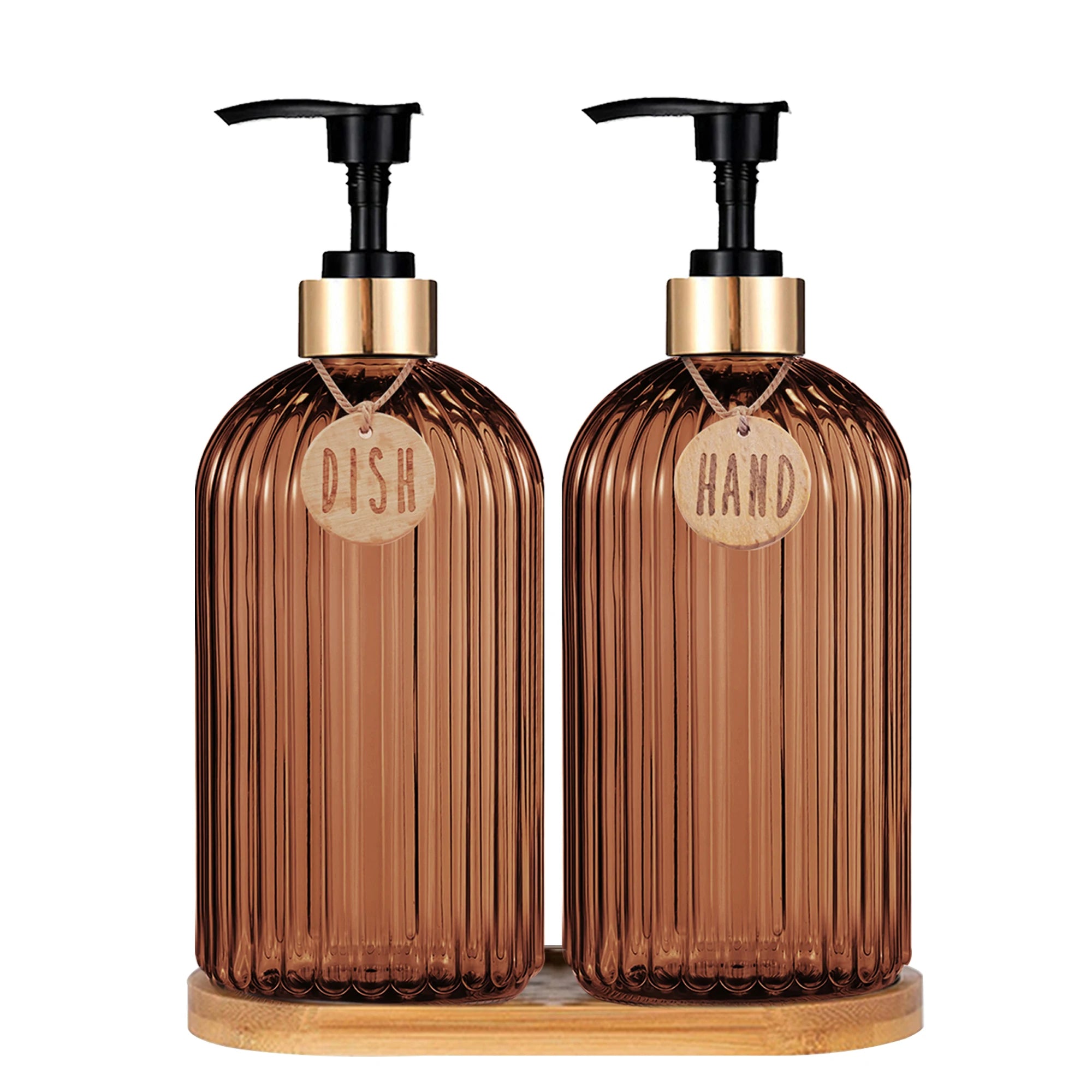 Distributeur de savon liquide rechargeable – Bouteille pressable pour salle de bain