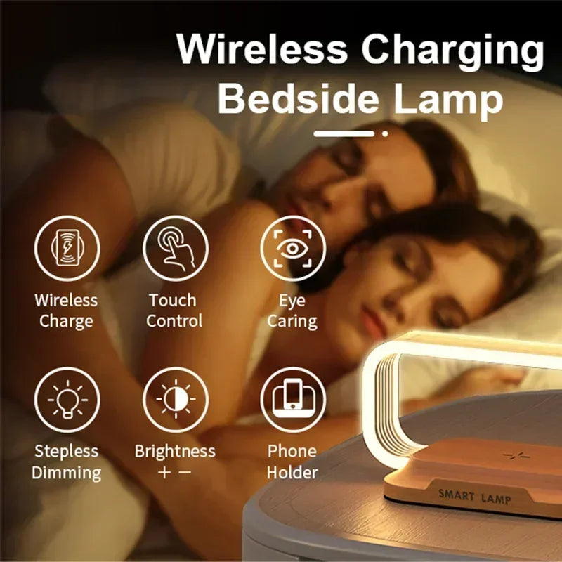 Chargeur sans fil avec veilleuse LED - 2 en 1 pratique et design
