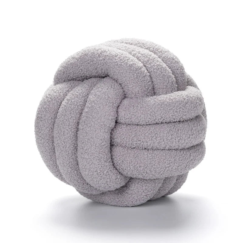 Coussin décoratif Knot Pillow Ball – Design en nœud fait main