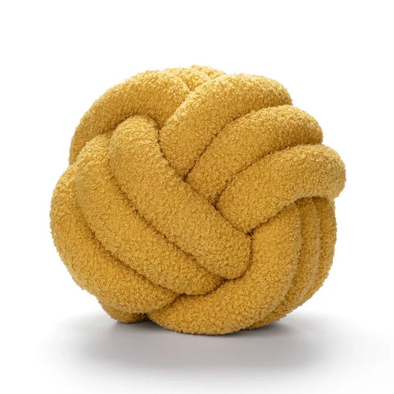 Coussin décoratif Knot Pillow Ball – Design en nœud fait main