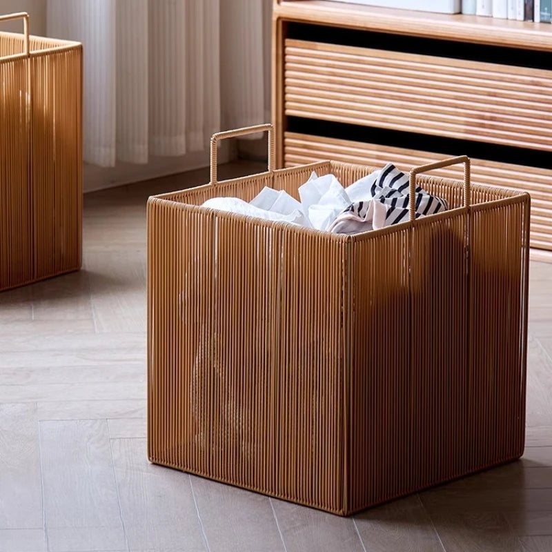 Panier à linge avec poignées – Maille respirante et design élégant pour salle de bain