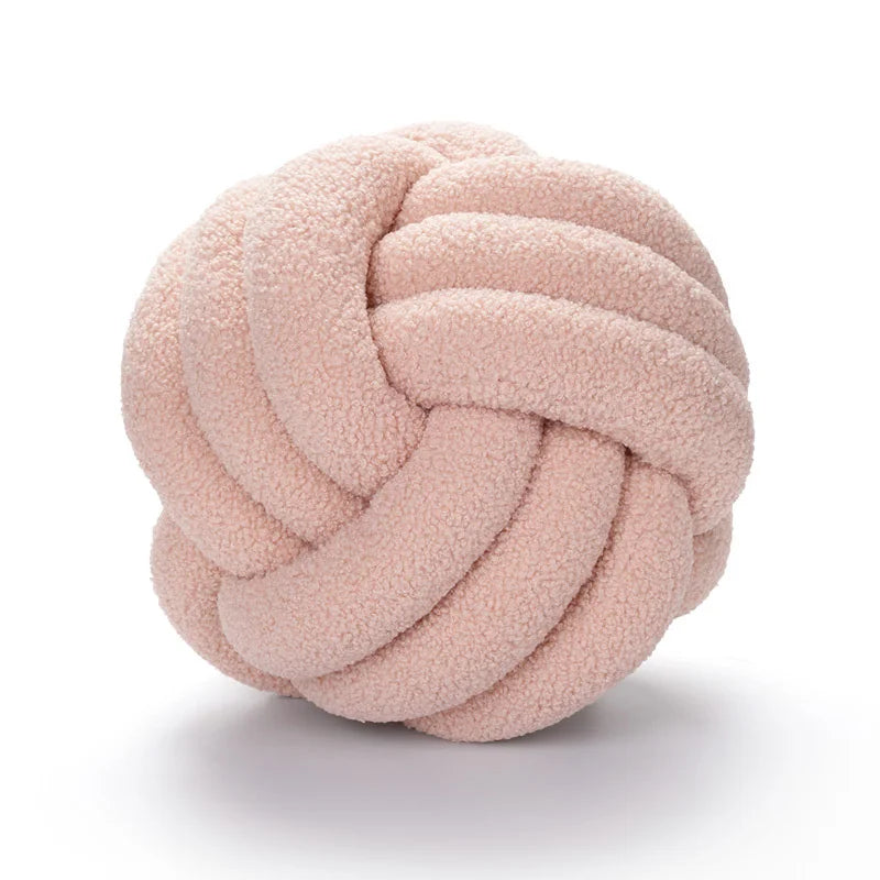 Coussin décoratif Knot Pillow Ball – Design en nœud fait main
