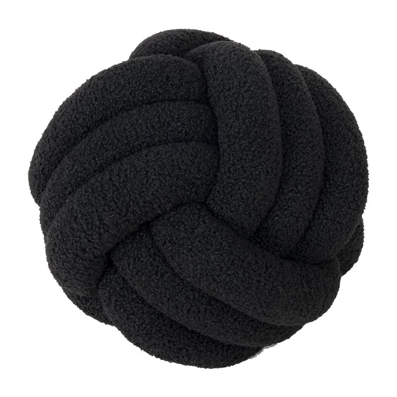 Coussin décoratif Knot Pillow Ball – Design en nœud fait main