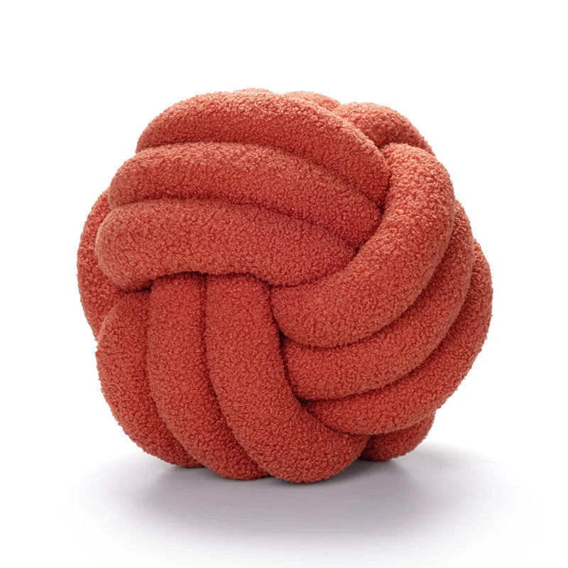 Coussin décoratif Knot Pillow Ball – Design en nœud fait main