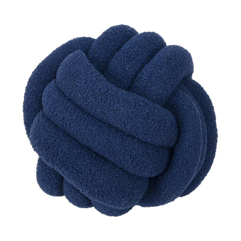 Coussin décoratif Knot Pillow Ball – Design en nœud fait main
